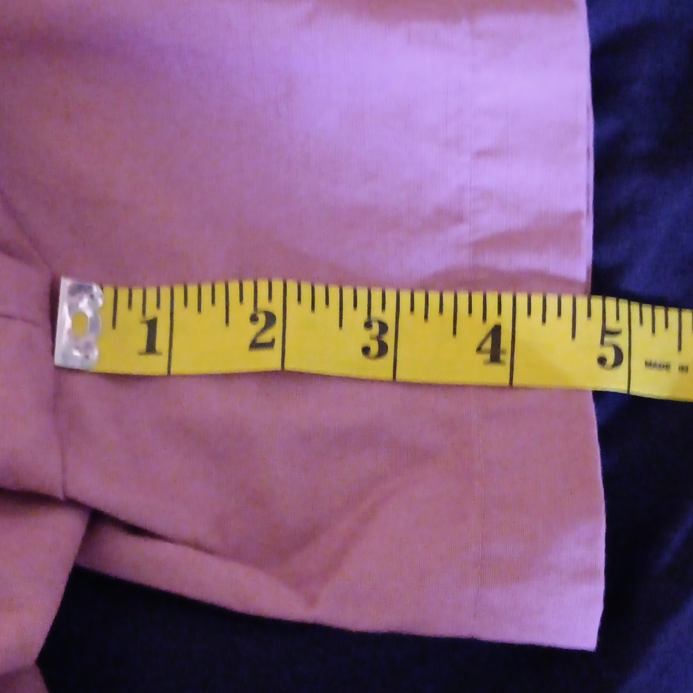 UNIQLO Skort Size L Pockets Side Zip Elastic Back Waistline Linen Blend - Picture 10 of 11